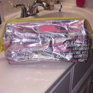 GIANT benefit cosmetics makeup bag